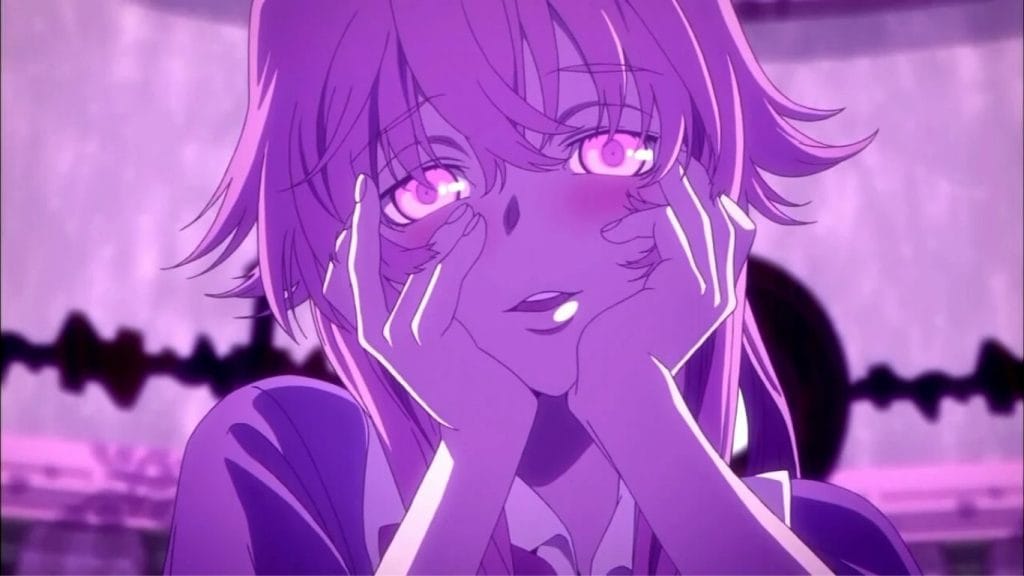 Top 10 Best Anime Where the Main Character Is the Villain 10 Future Diary – Yuno Gasai (Co-MC) - Top 10 Best Anime Where the Main Character Is the Villain