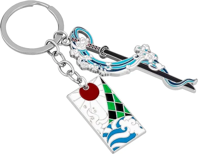 6. Demon Slayer Tanjiro Sword Keychain gift