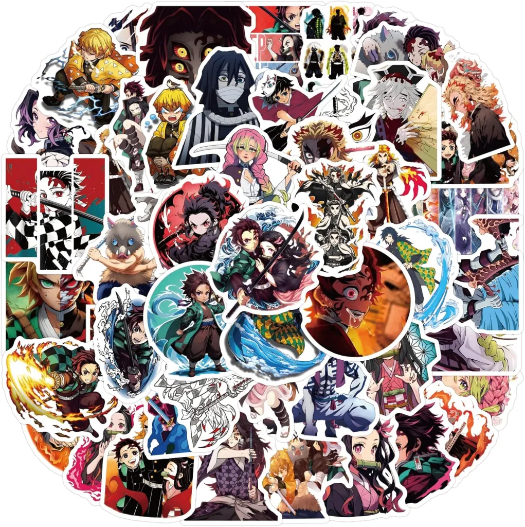9. Demon Slayer Sticker Pack (55 Pieces) gift