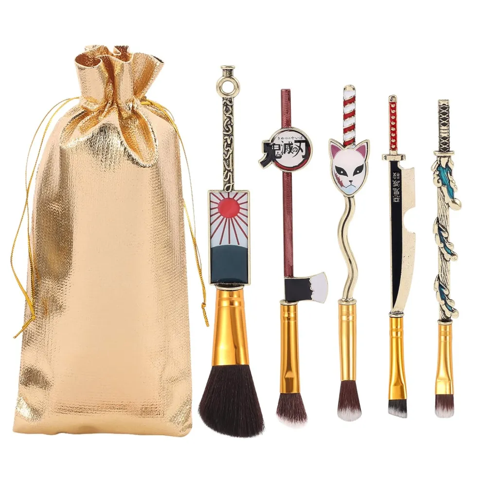 8. Demon Slayer Makeup Brush Set (5 Pieces) gift