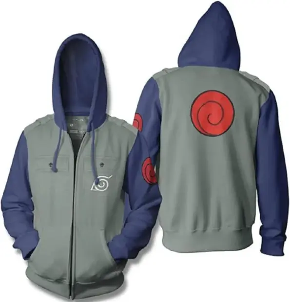 1. Ripple Junction Naruto Shippuden Full Zip Hoodie (Officially Licensed) image