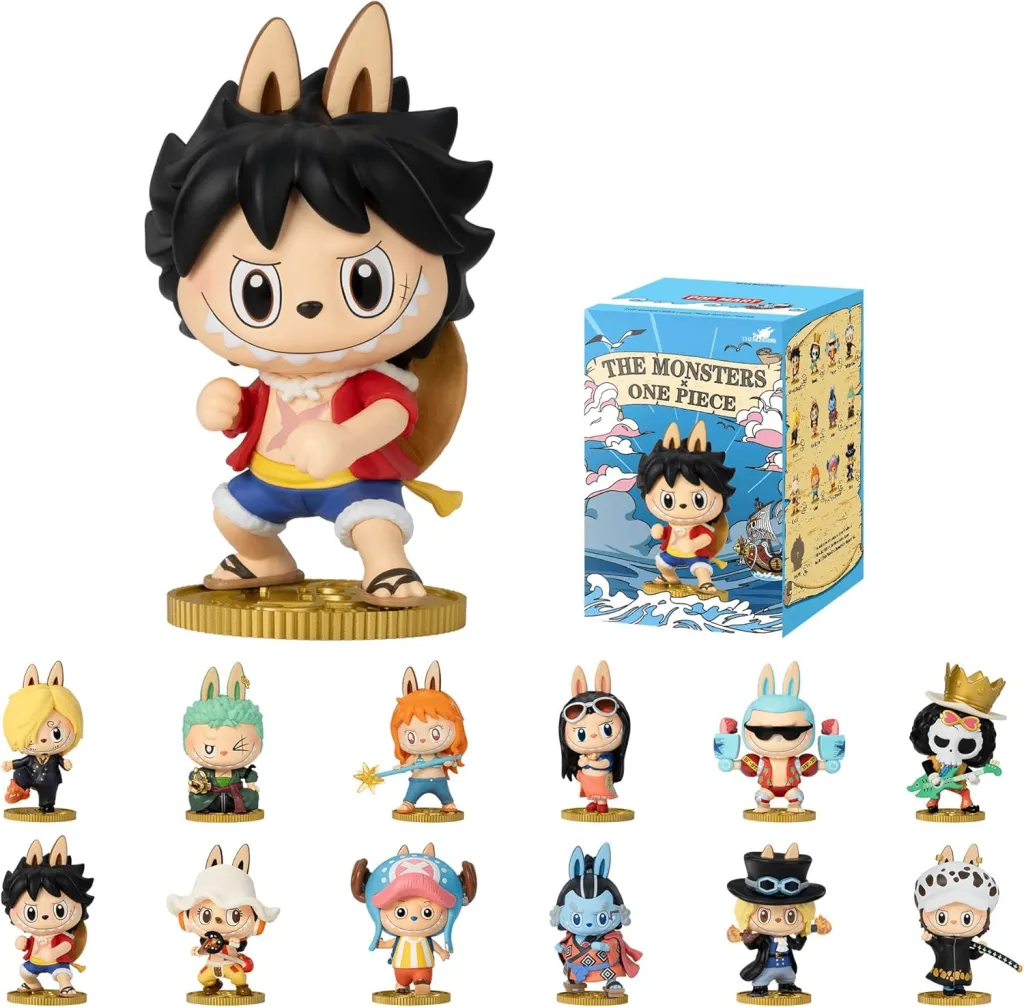 6. POP MART The Monsters x One Piece Blind Box Figures