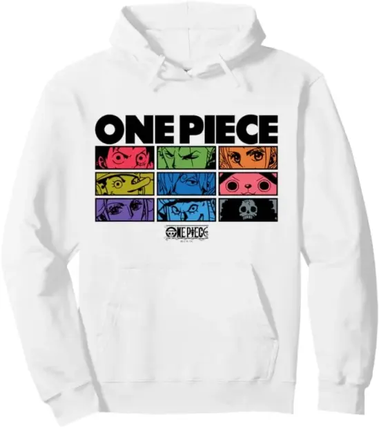 9. One Piece Pop Art Grid Hoodie image