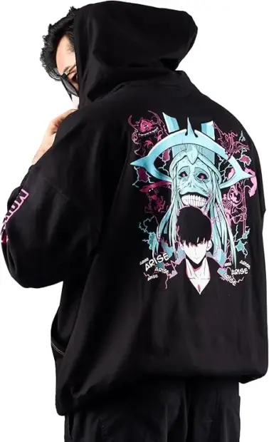 16. ComicSense Anime Oversized Puff Print Hoodie image