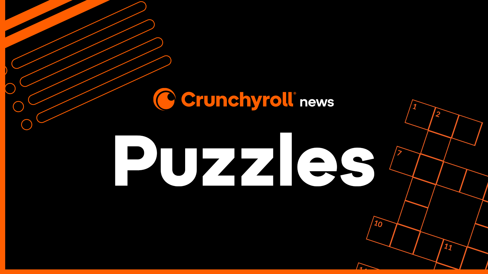 Anime Puzzles Vol. 55: Crunchyroll News Puzzles Released