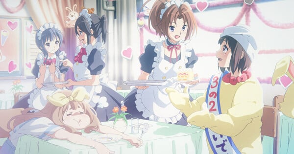 Maid Day anime visuals: Alya, Yuki and Blue Archive