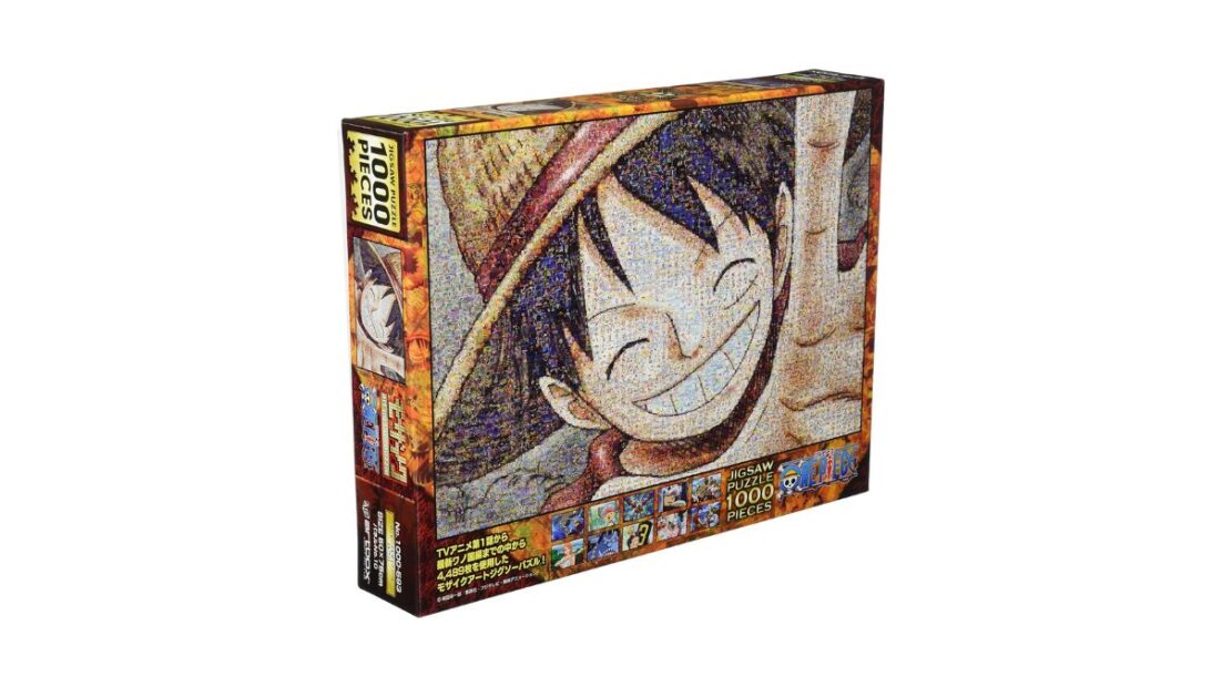 Ensky One Piece Mosaic Art 1000-Piece Jigsaw Puzzle (Luffy) - 12 Best Monkey D. Luffy Gifts for Die-Hard One Piece Fans