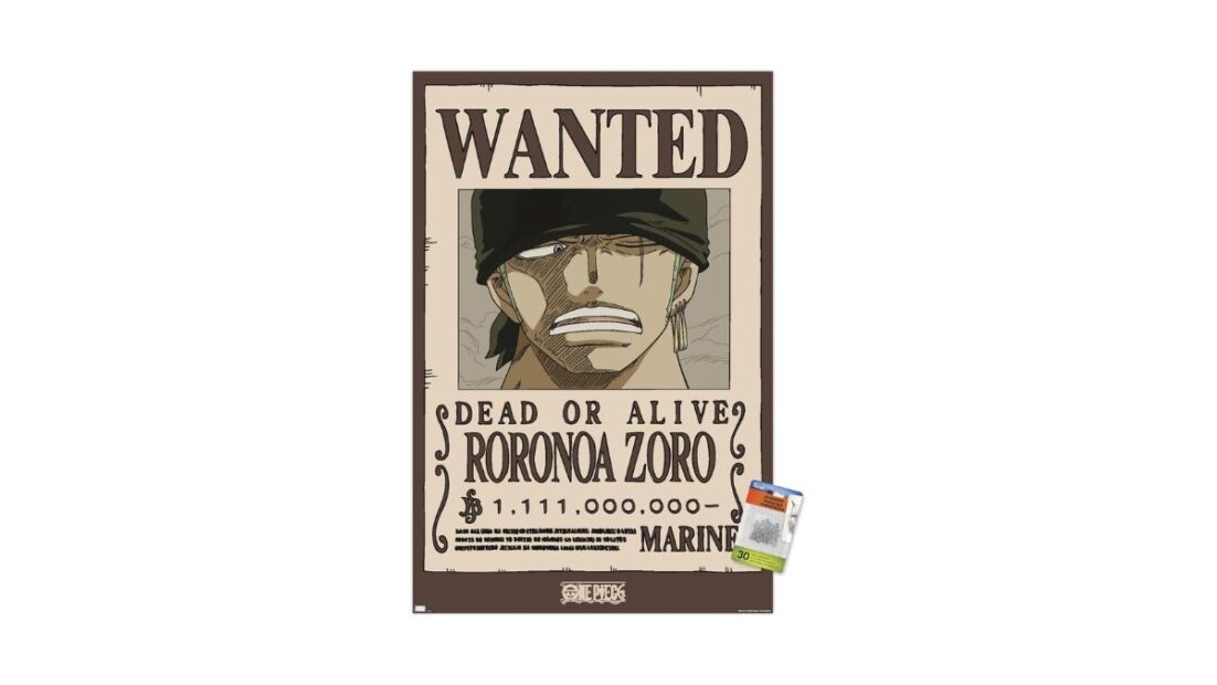 Trends International One Piece Roronoa Zoro Wano Wall Poster
