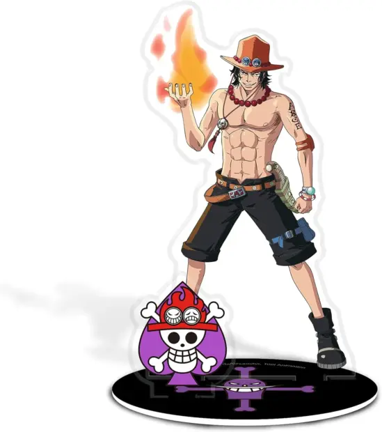 7. ABYstyle One Piece Portgas D. Ace Acrylic Stand Diorama gift