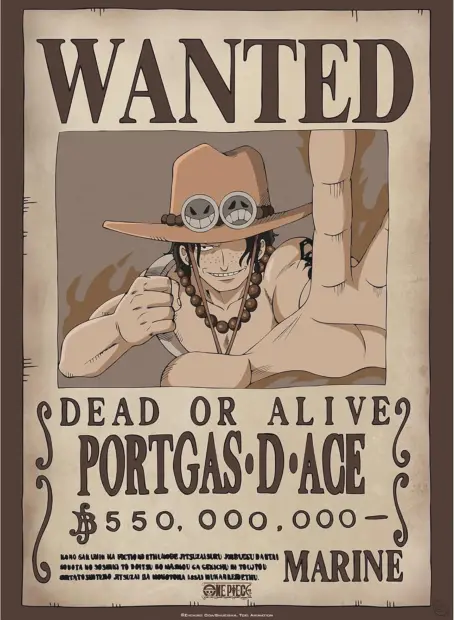 8. Trends International One Piece Portgas D. Ace Fire Fist Wall Poster gift