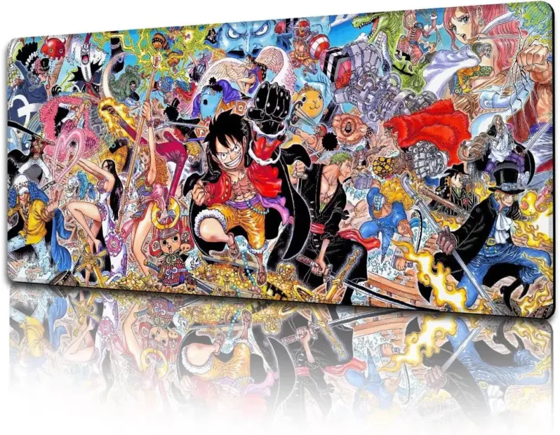 9. ABYstyle One Piece Ace Spade Pirates Large Gaming Desk Mat gift