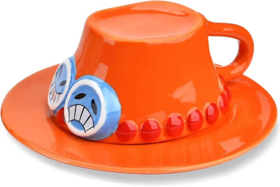 10. Just Funky One Piece Flame-Flame Fruit (Mera Mera no Mi) 3D Ceramic Mug gift