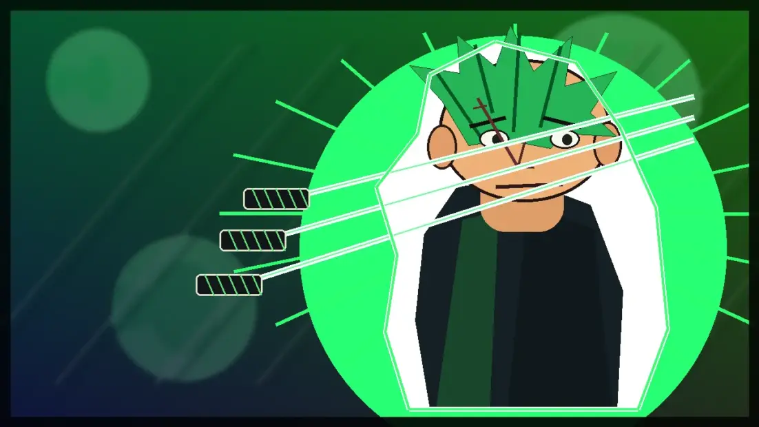 Zoro-inspired green cosplay wig and three-sword anime swordsman featured image